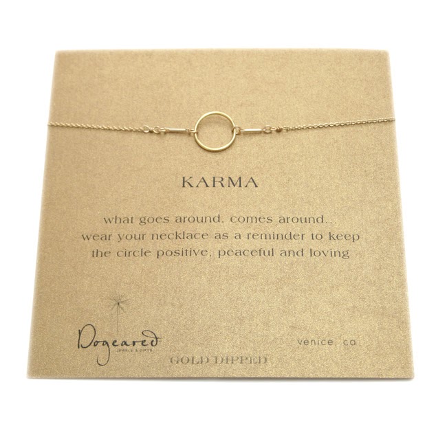 Yellow Brick Blog Karma, Karma, Karma Dogeared Necklace