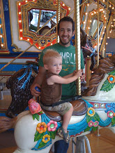 Daddy and Linkin on the Carousel