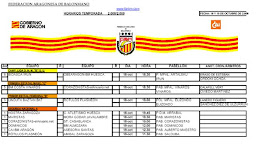 Horarios partidos ESCOLARES