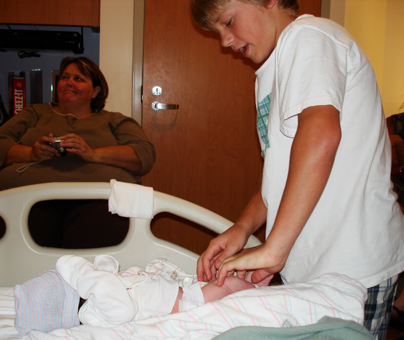hospital diaper change