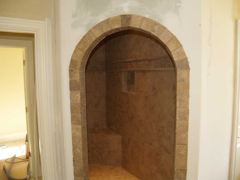 A + TILE HOME REMODELING 2054221758 Shower arch