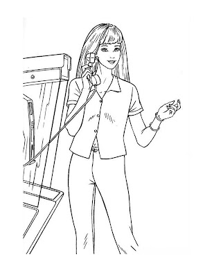 Barbie Coloring Pages — The