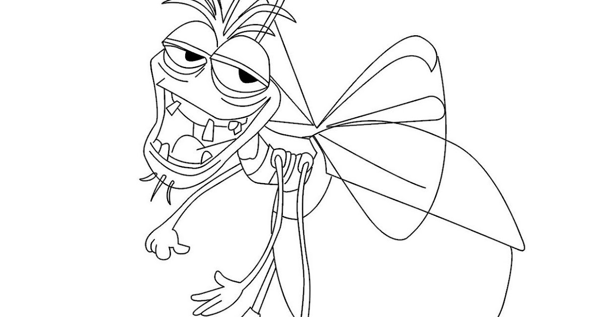 The Princess And The Frog Coloring Pages: The Princess and the Frog
