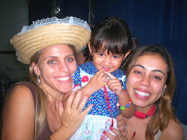 Eu e a Pâmela na festa junina 2010
