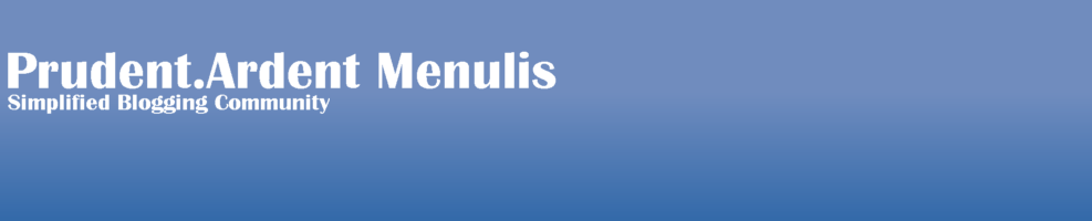 Prudent.Ardent Menulis