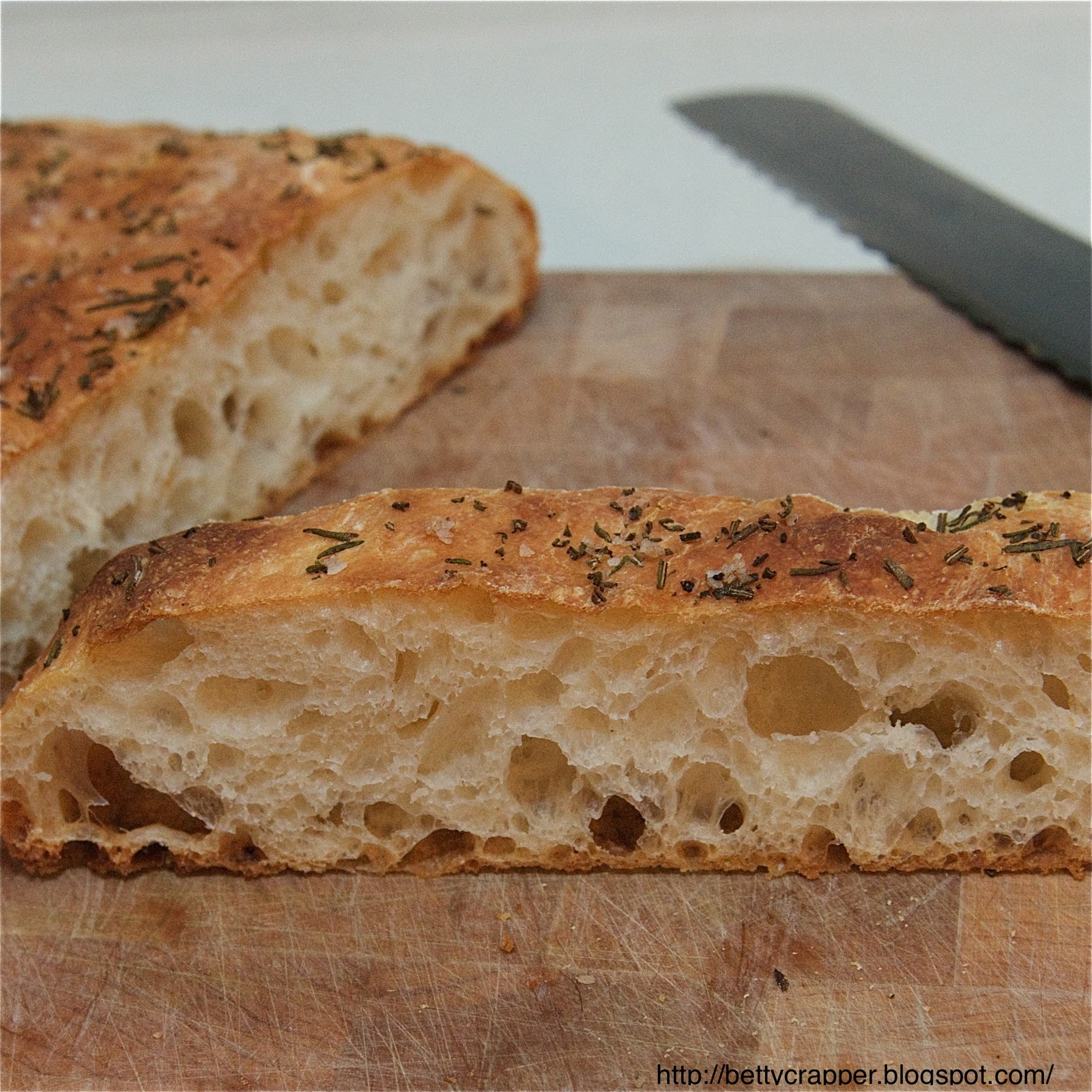 Betty Crapper Rosemary Focaccia