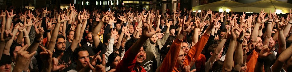 9 Maggio 2008,Piazza Liberty: Corna al cielo e fottuto R\