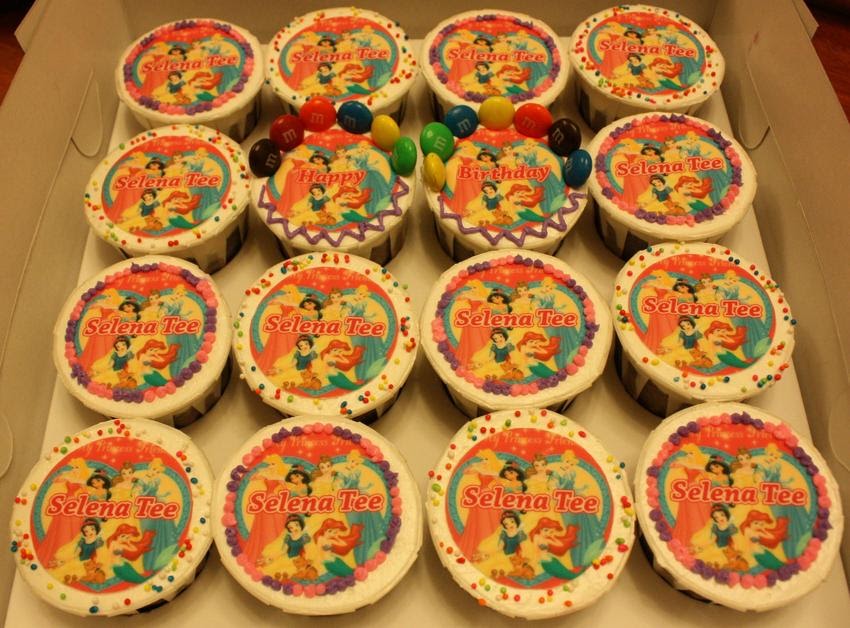 Cupcakes with Edible Image InHouseCakes