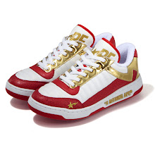 Red Gold And White Bapes