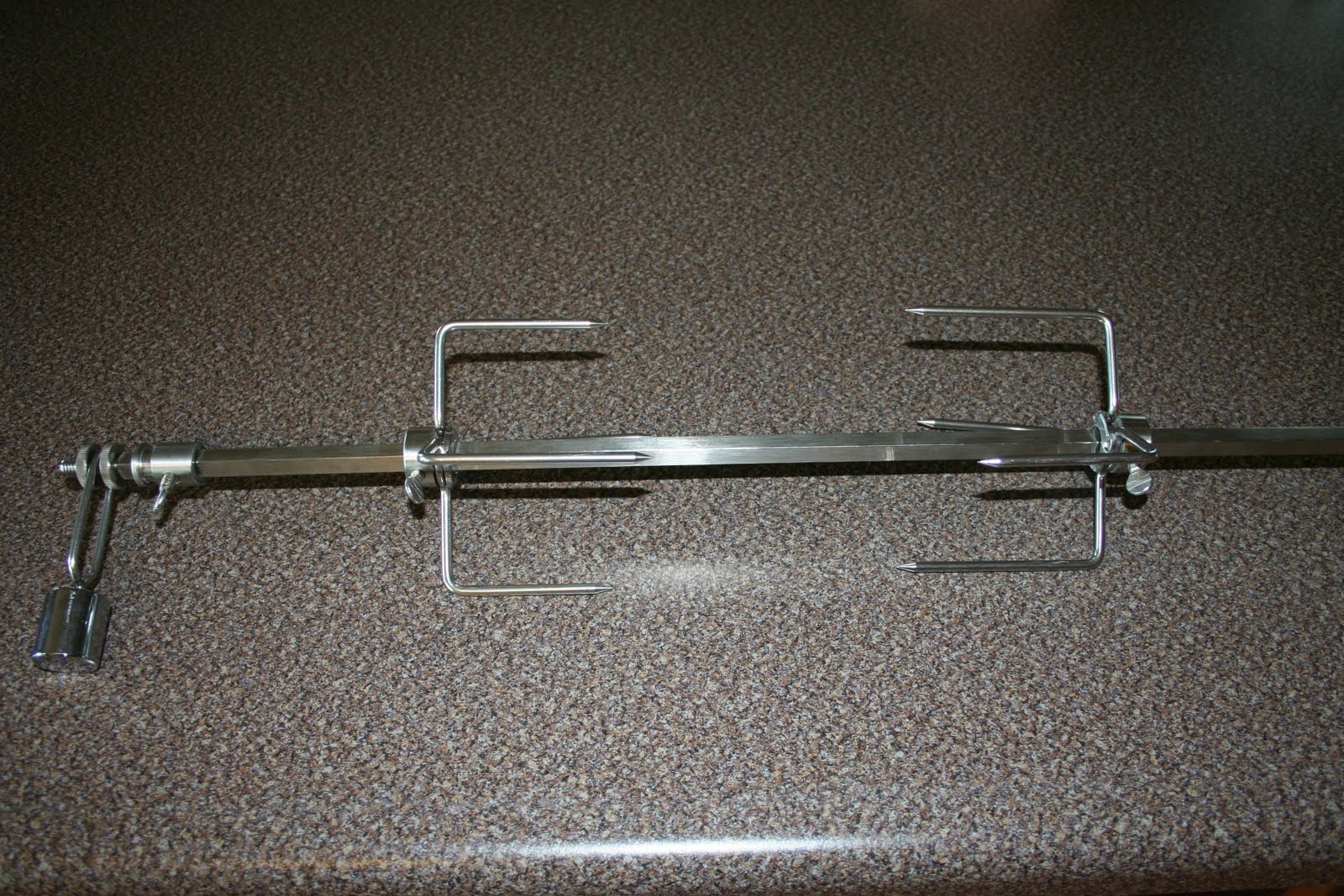 Janis Cooks Rotisserie Chicken on the Grill