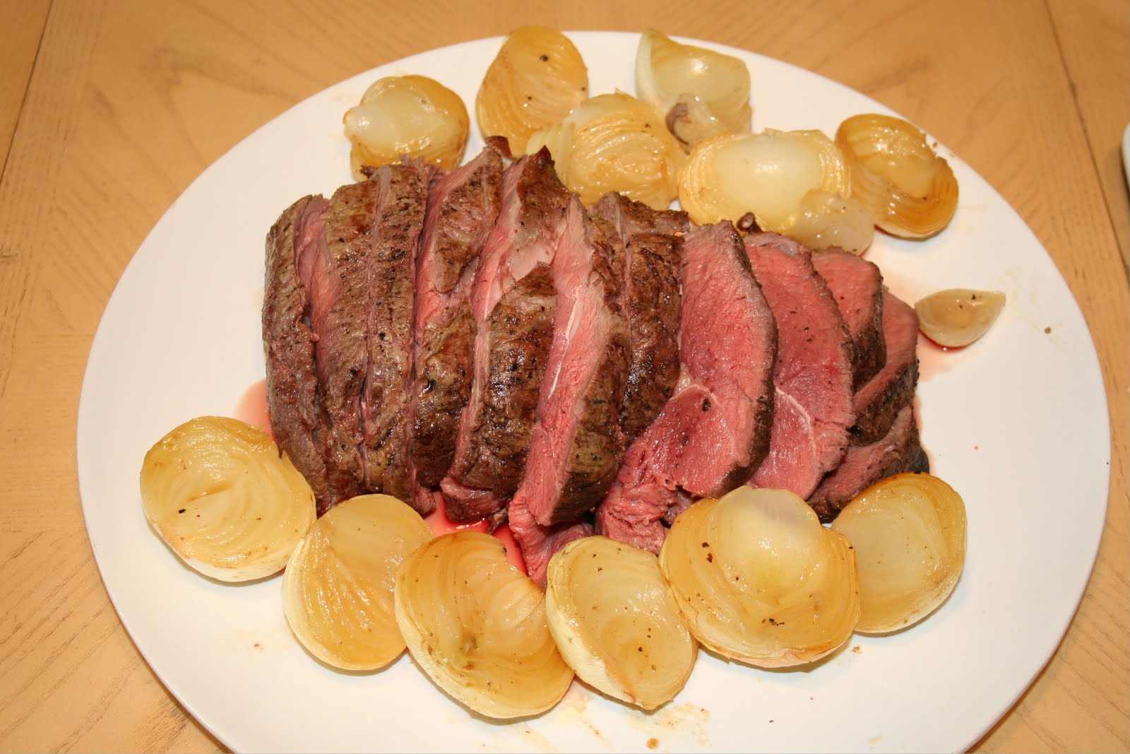 Janis Cooks Roast Beef, Green Cabbage with Leek, Mushroom and Goat