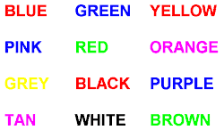 The Stroop Effect is kindof confusing!!!!