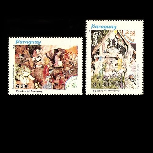 FILATELIA DE PARAGUAY: NAVIDAD 1998 – PESEBRES DEL PARAGUAY