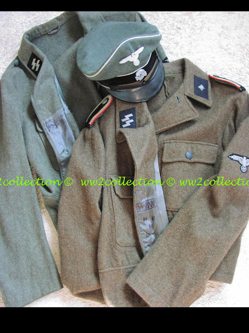 Tunics Waffen-SS M44 Feldbluse and SS visored cap