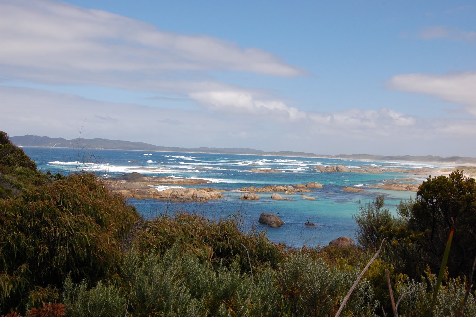 Camping at Ocean Beach Caravan Park, Denmark Western Australia Yellow