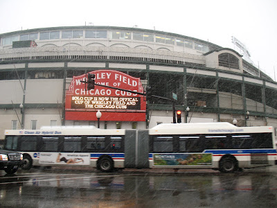 Wrigley Field Snow
