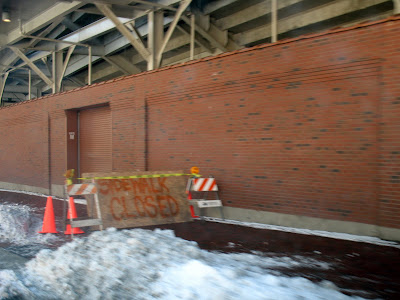 sidewalk closed wrigley field