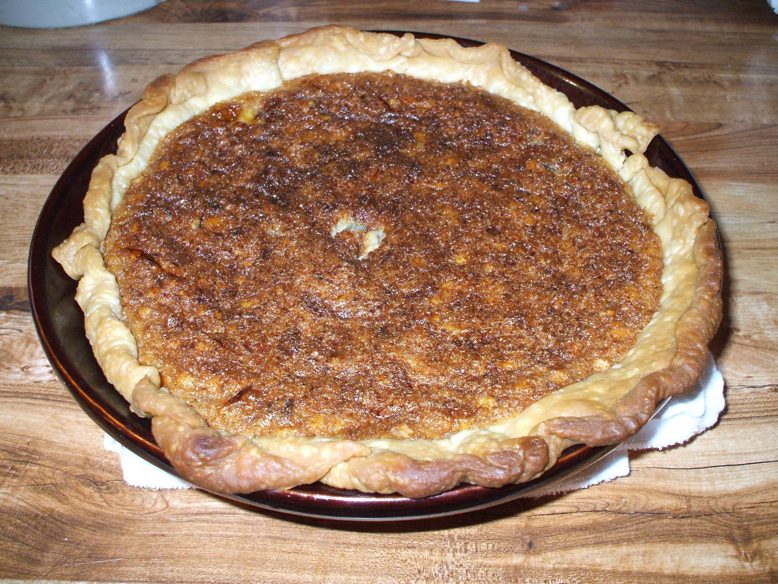 Gray Cardigan Macadamia Nut Pie