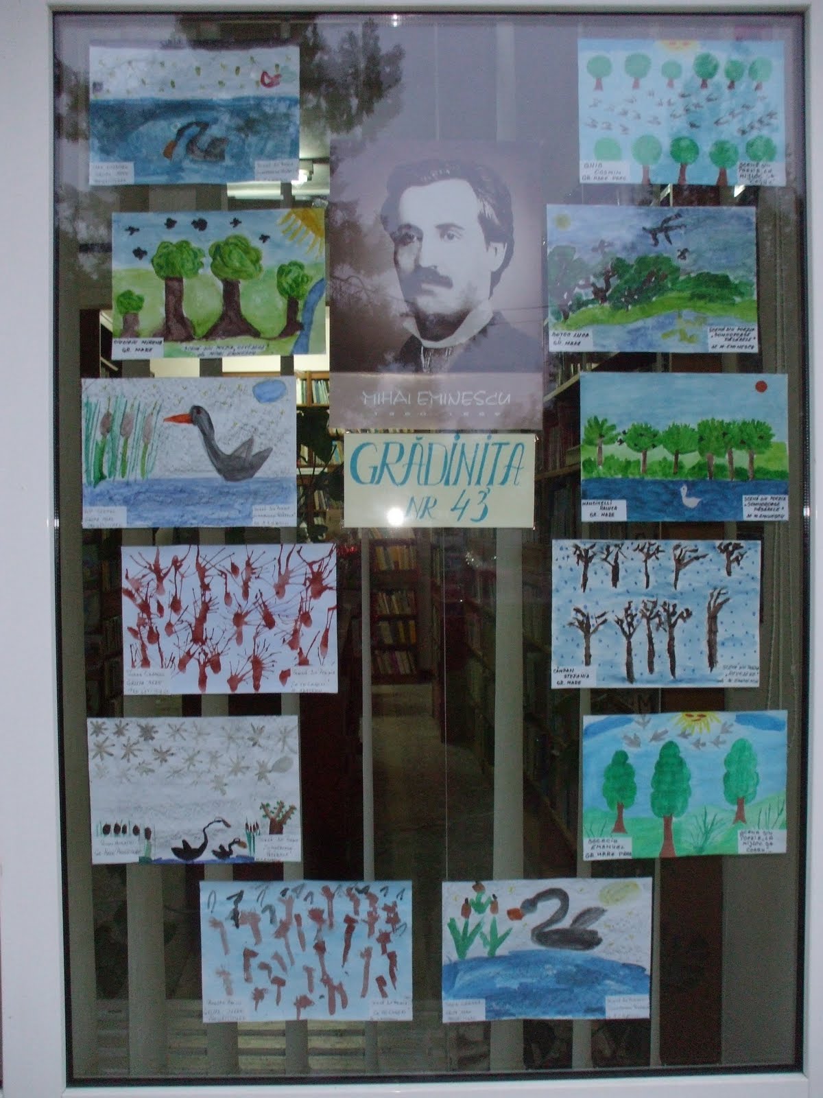 Biblioteci Bihorene Desene După Poeziile Lui Eminescu Grădiniţa Nr 43 Micul Prinţ