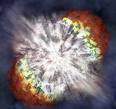WHEN A SUPERNOVA EXPLODES IT SENDS HIGH PHOTONIC RADIATION IN ALL DIRECTIONS