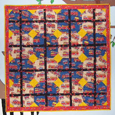 Fire Truck Quilt