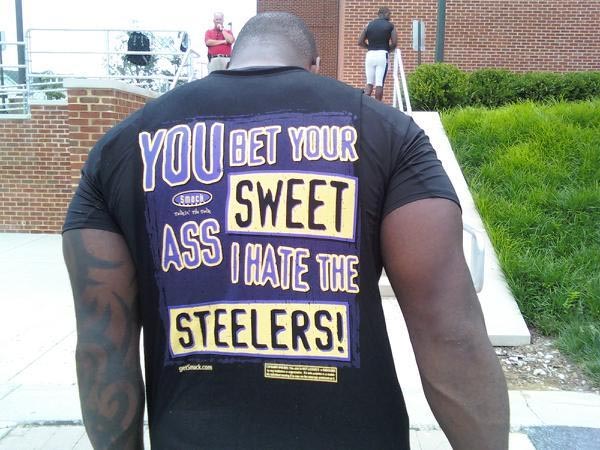 Over the summer, Suggs wore a shirt at training camp that said: "You bet 