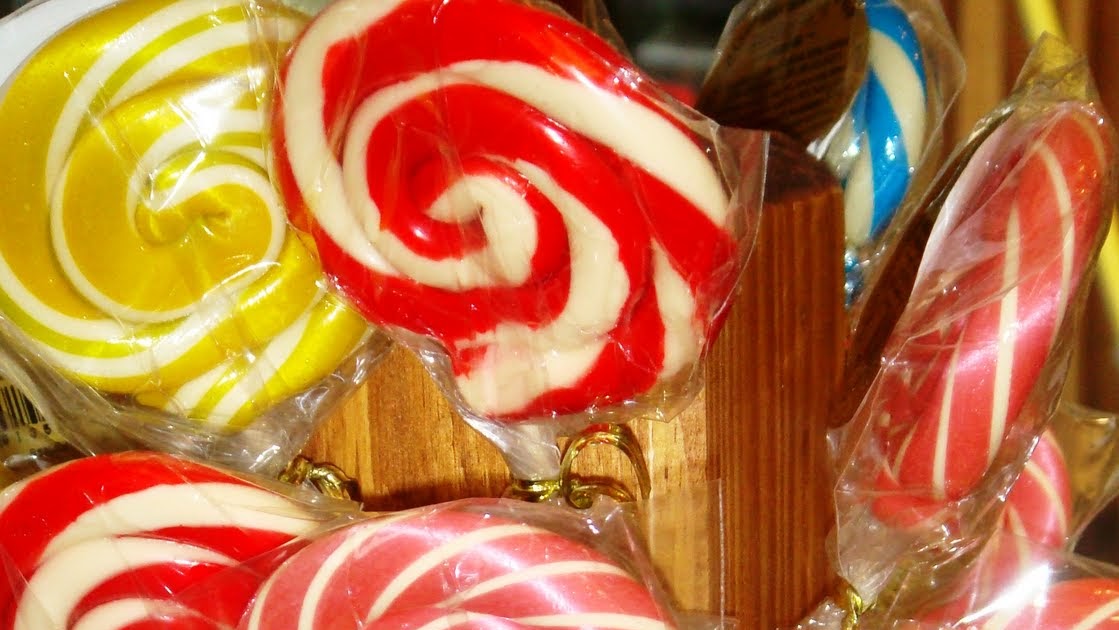 Sweet Shop Lollipops, Salt Water Taffy & Rock Candy Swizzle Sticks!