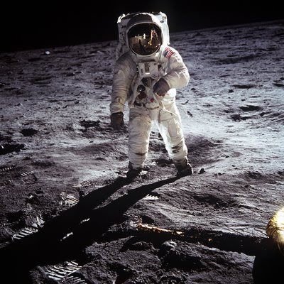 who were the first two people on the moon
