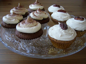 Cappuccino and Maple Candied Pecan Cupcakes