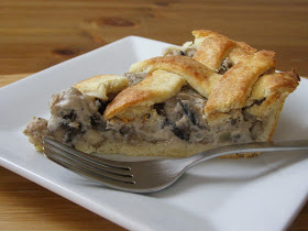 Mushroom Pie with Potato Pastry and Pearl Barley