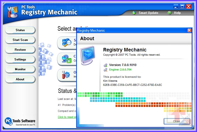 Change registry key