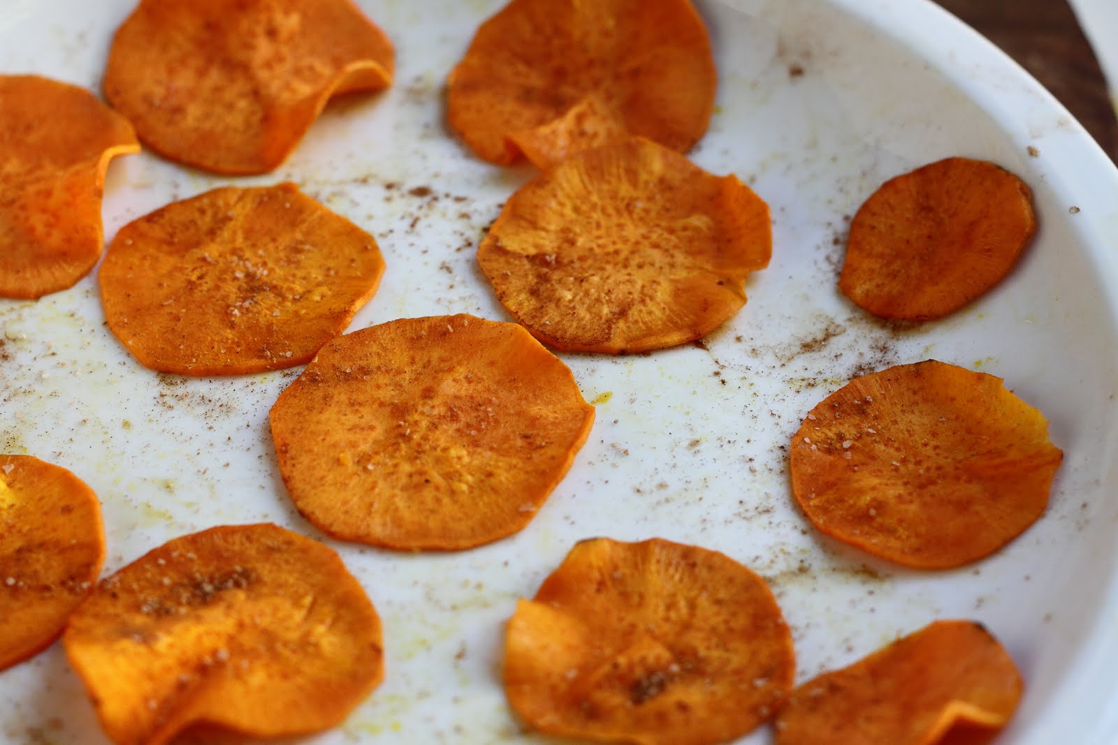 ShowFood Chef Sweet Potato Microwaved Chips w/ Cinnamon & Fleur de Sel