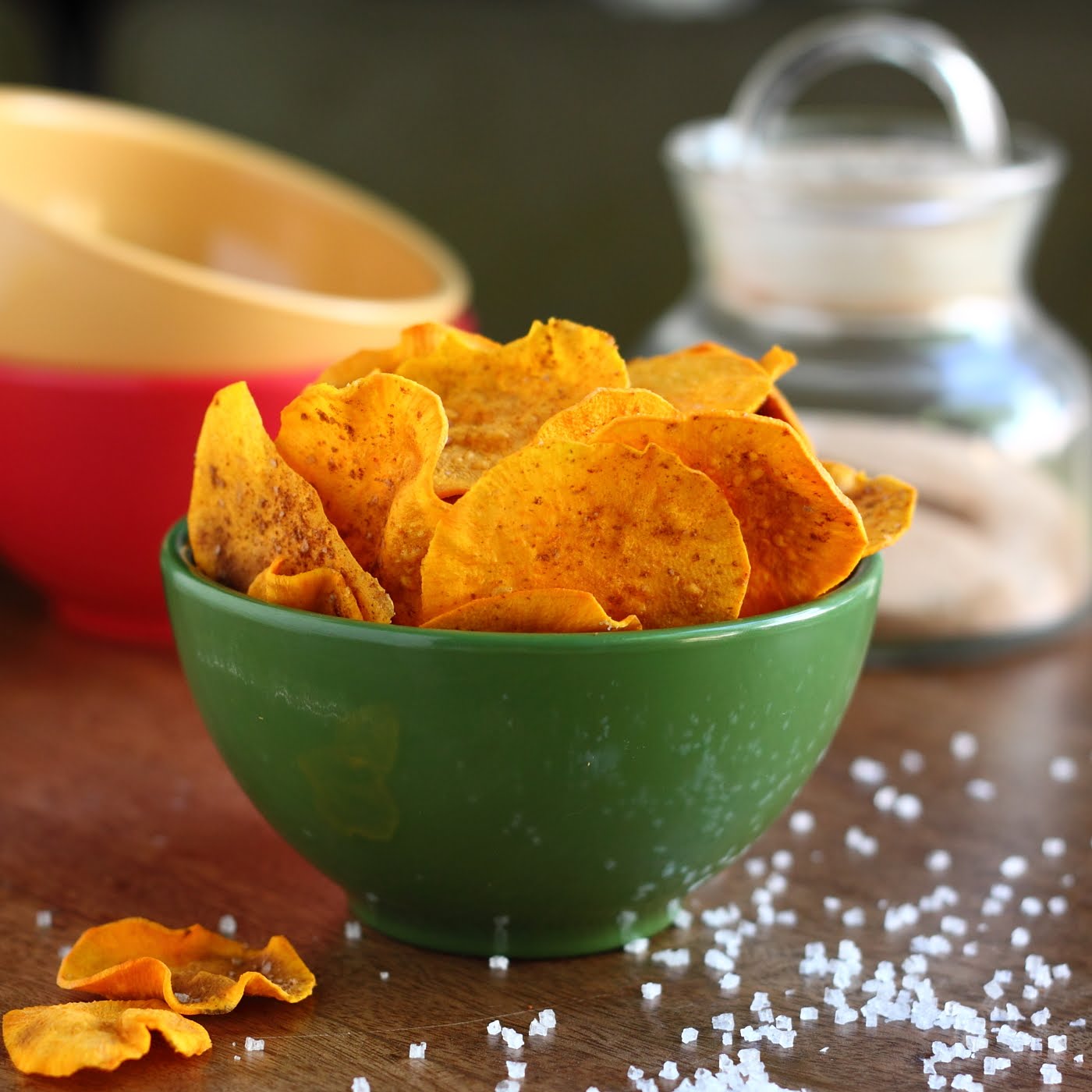 ShowFood Chef Sweet Potato Microwaved Chips w/ Cinnamon & Fleur de Sel
