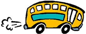 bus in cartoon