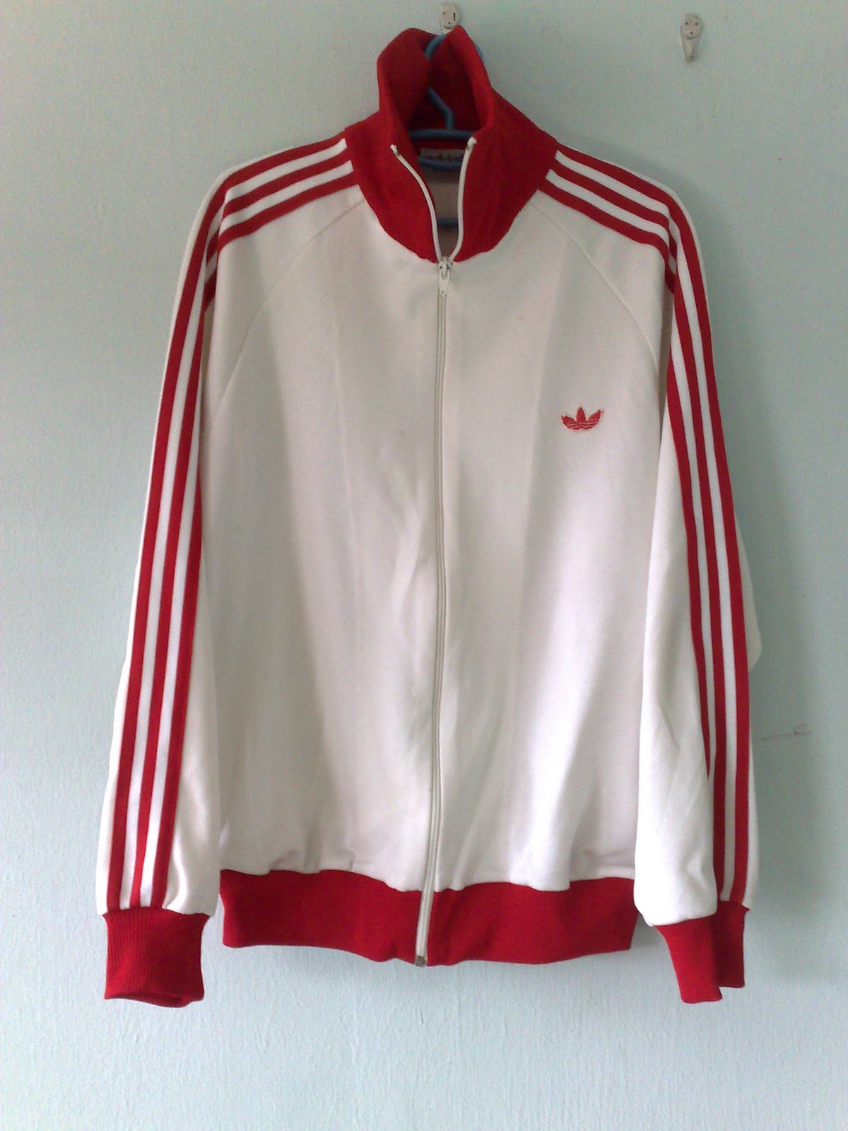 rzlbundle: adidas sweater red and white vintage