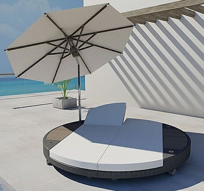 Outdoor Daybed on Double Chaise This Outdoor Oasis Will Pamper You From All