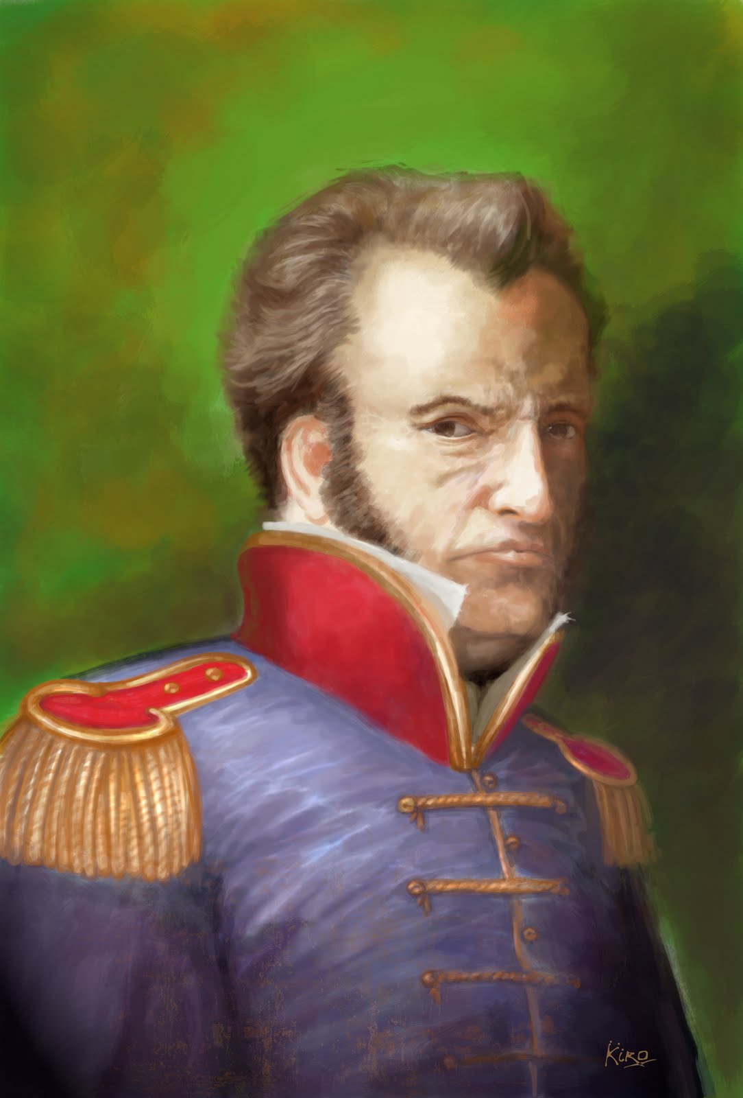 COMIC e ILUSTRACIÓN Don Celedonio Escalada ( Retrato)