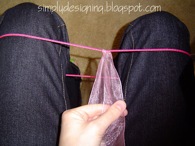 ribbon+on+legs In case you missed it...so simple Fancy Ribbon TuTu and hair accessory Tutorial 15