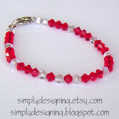 Red+Princess Christmas Bracelet 5