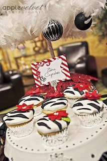 zebra+cupcakes | Ornament Exchange Party - FREE Invitation and a Banner GIVEAWAY! | 17 |