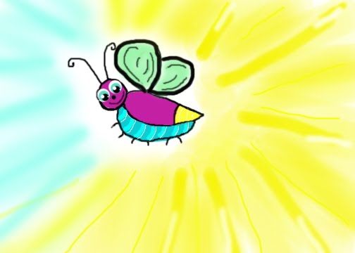 firefly insect cartoon. Firefly, I bid you HELLO!