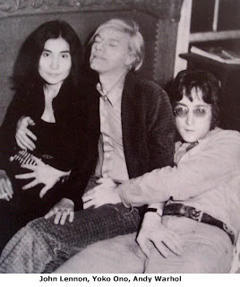 Fotos antigas de gente muito famosa John+Lennon,+Yoko+Ono,+Andy+Warhol+John+Lennon,+Yoko+Ono,+Andy+Warhol