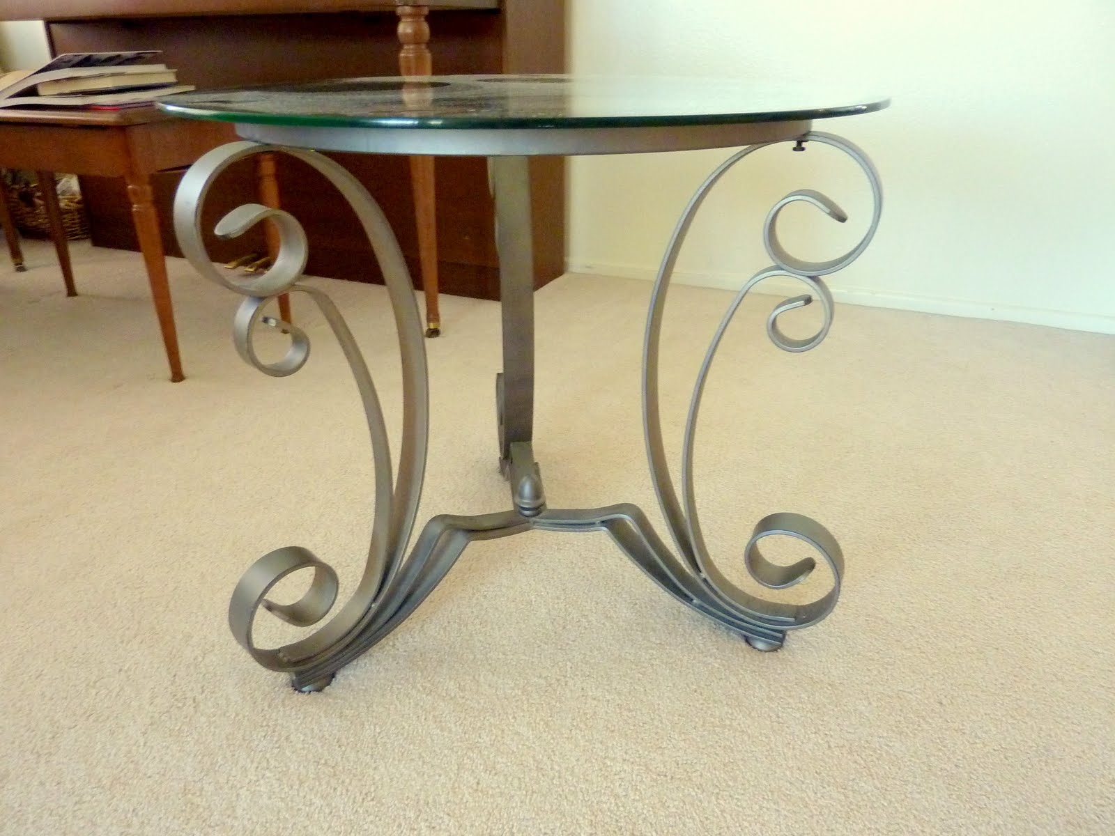 Addicted to Homes Spray Painted End Table