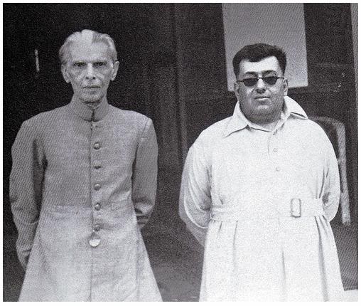 Quaid-e-Azam with Khan of