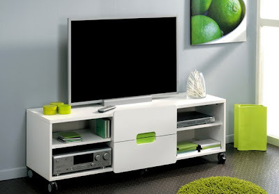 Multi TV Unit in White Lacquer fro furniture123 Multi TV Unit in White Lacquer fro furniture123
