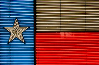 Abstract Texas Flag