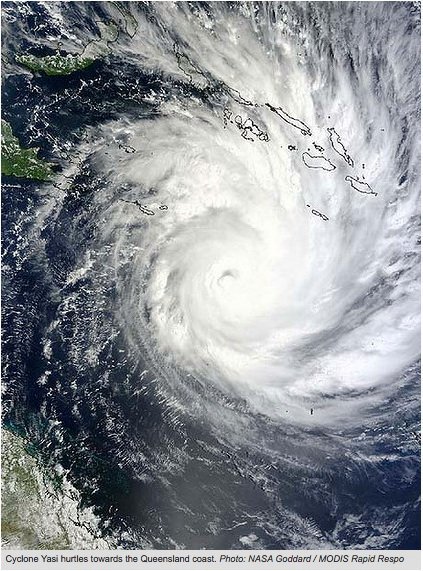 live satellite images of cyclone yasi