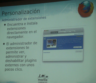 Imagen de la charla Mozilla Paraguay en la Free Software Asunción