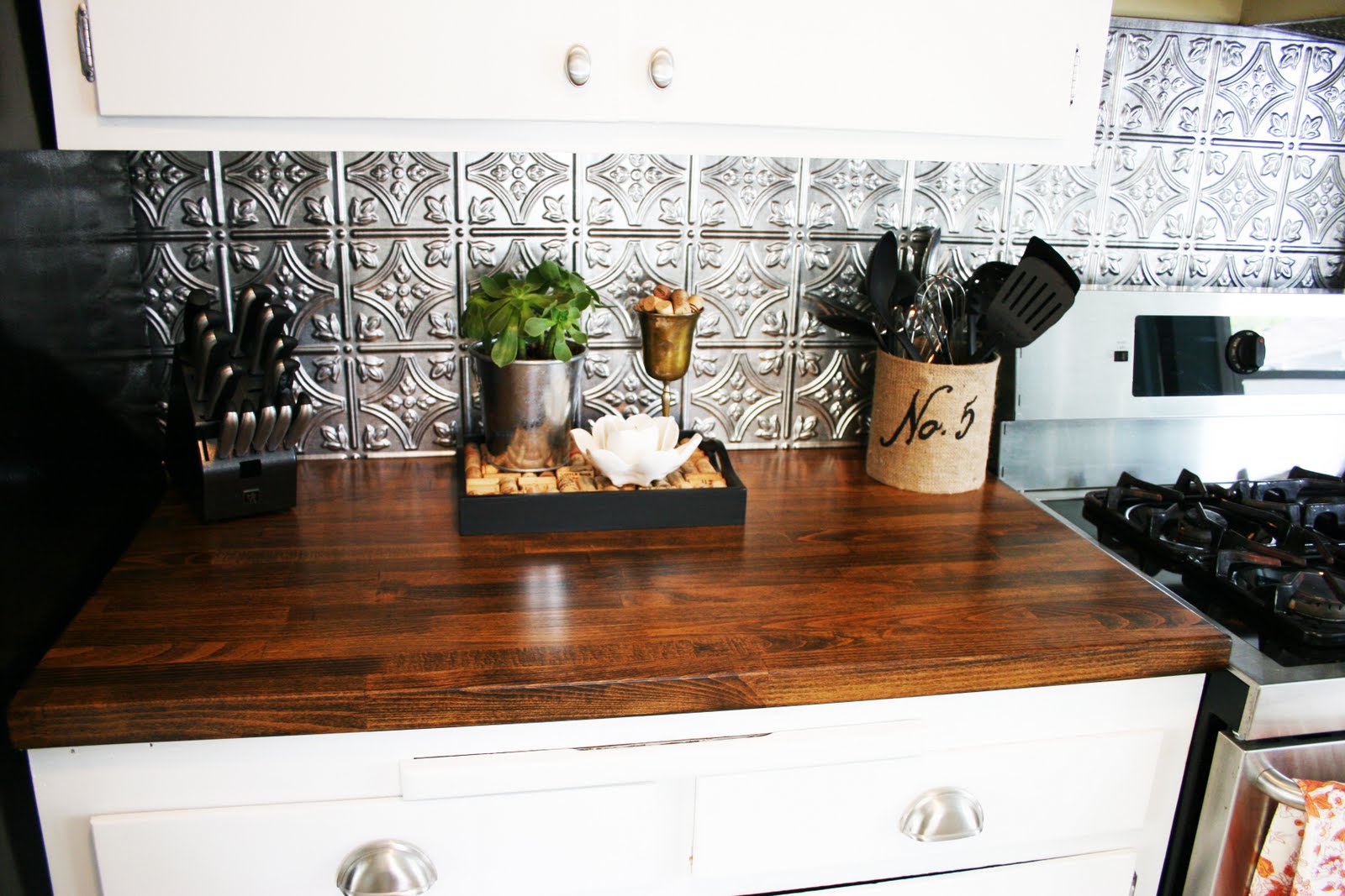 Rocky Bella Butcher Block Counter