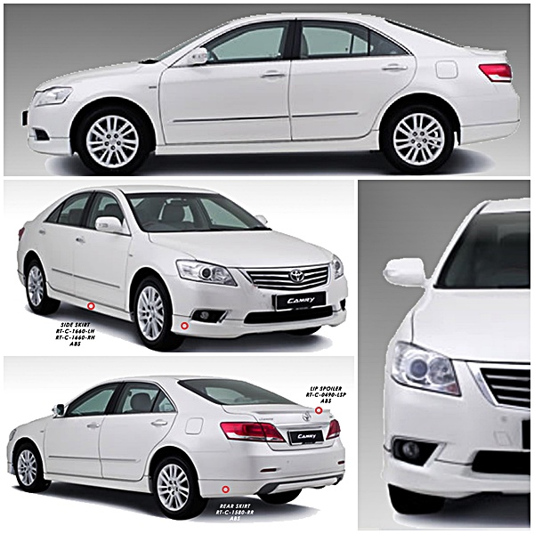 Star Level Auto Accessories TOYOTA CAMRY Bodykits(4pcs) + Lip Spoiler